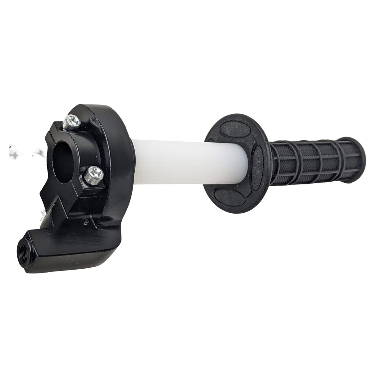 Twist Throttle Handle Grips Set with Cable Compatible with 49cc 50cc 66cc 80cc 2-Stroke Engine Motorized