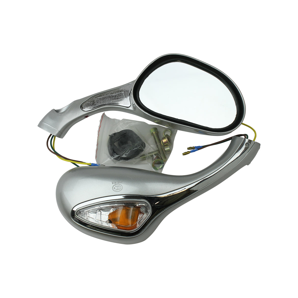 Mirror with Turn Signal light, Gator 150 -SILVER