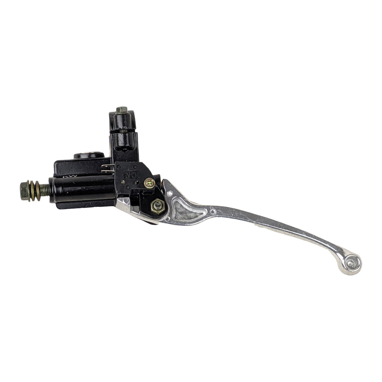 Right Front Brake Master Cylinder Lever Hydraulic Brake Handle with 10mm Banjo Bolt Fits 50cc 70cc 90cc 110cc 125cc Dirt Bikes