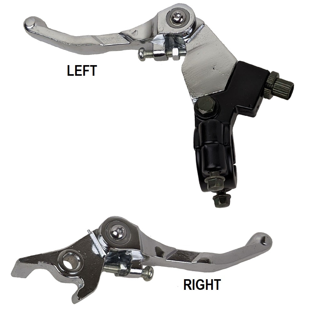 7/8" FOLDING BRAKE CLUTCH LEVER SET SDG SSR 70 110 107 125 PIT BIKE