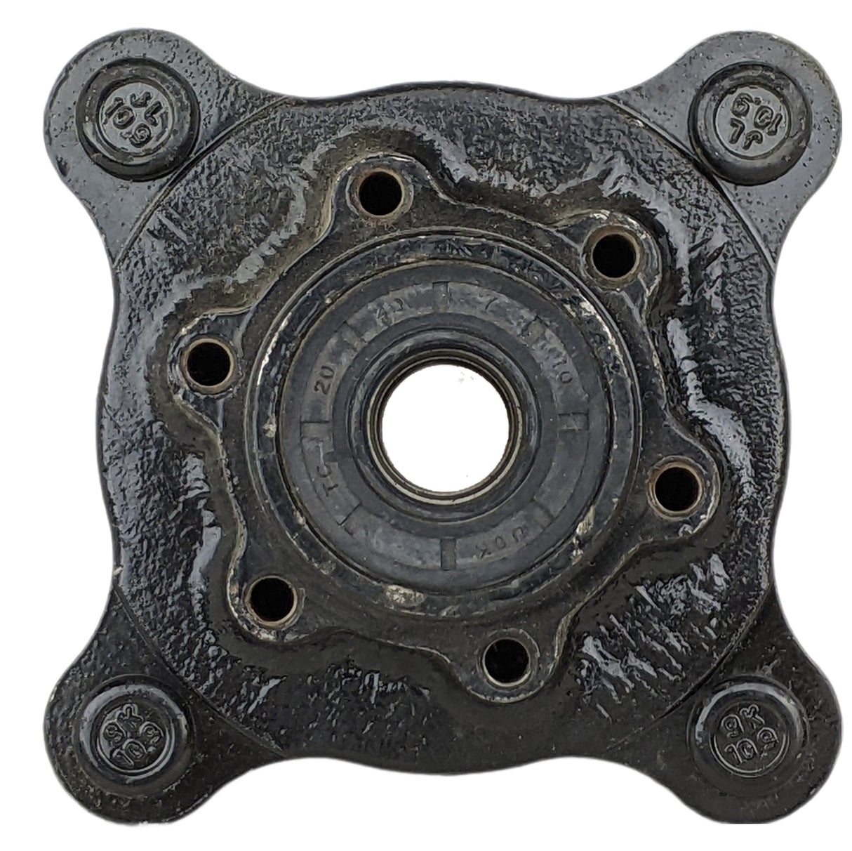 Front Wheel Hub Assembly with Bearings Compatible with Chinese 110cc 125cc 150cc ATV Quad Go Kart