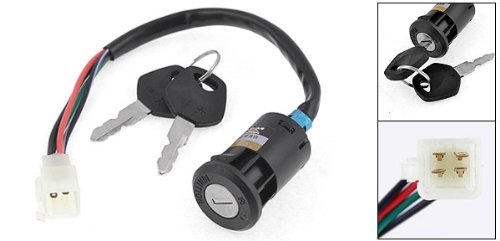 Ignition Switch with Keys, 4-Wire