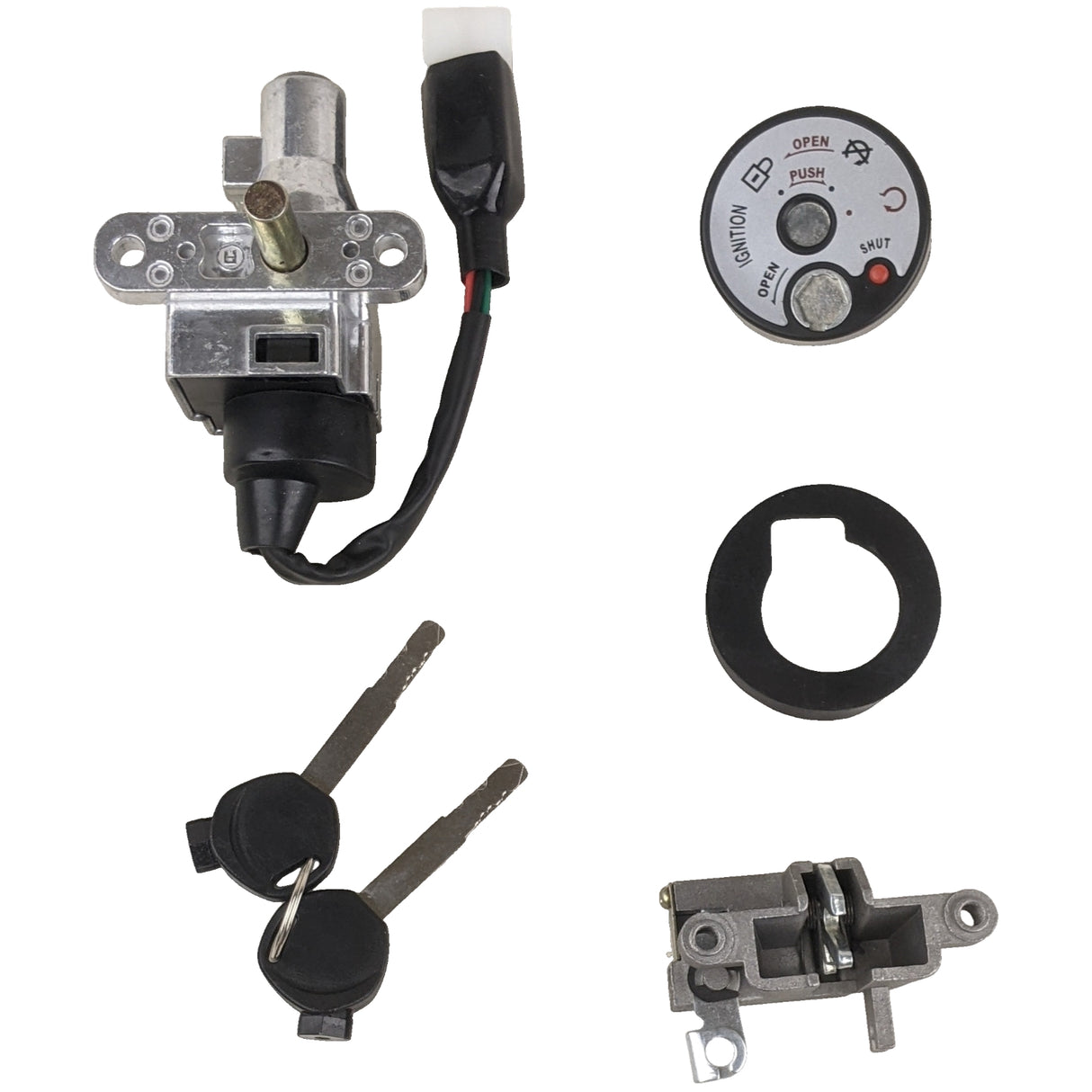 Ignition Switch With Key Assembly for Gator 50-P, 150-P, Cougar Viper 49cc Matt 150cc Matt