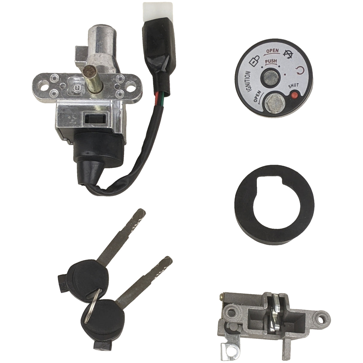 Ignition Switch With Key Assembly for Gator 50-P, 150-P, Cougar Viper 49cc Matt 150cc Matt