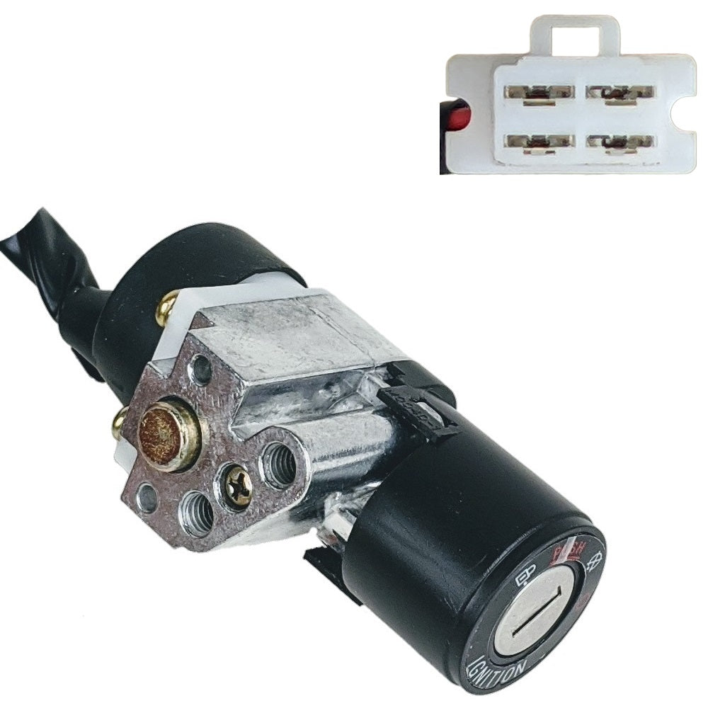 Ignition Key Switch - 4 Wire - GY6 50cc Scooter- Version Gator 50-M