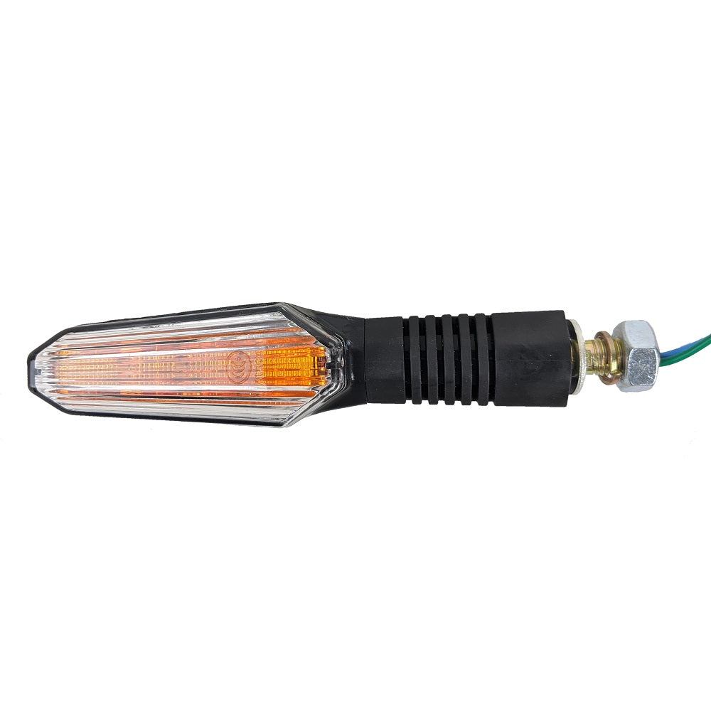 RedCap Motorcycle Only 1 Indicator Flowing LED Turn Signal Lights Blinkers Brake Light Rear Front 12V for Jonway YY125 Scooter Mopeds, Cougar Rocket 50cc, 125cc, 150cc, Fit in Chinese Other Models
