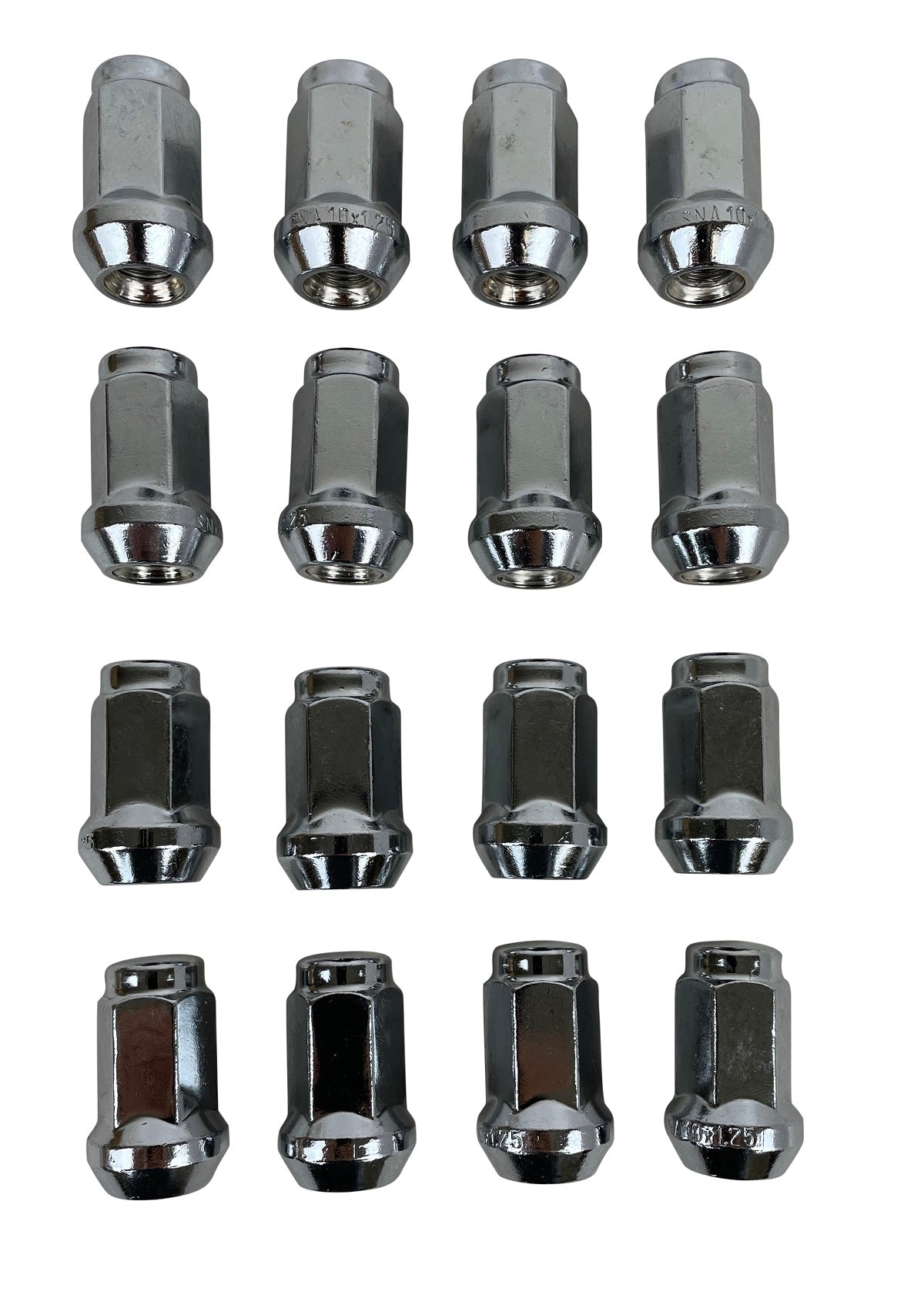 Chrome Lug Nuts 10mmx1.25 for ATV (Set of 16pcs)