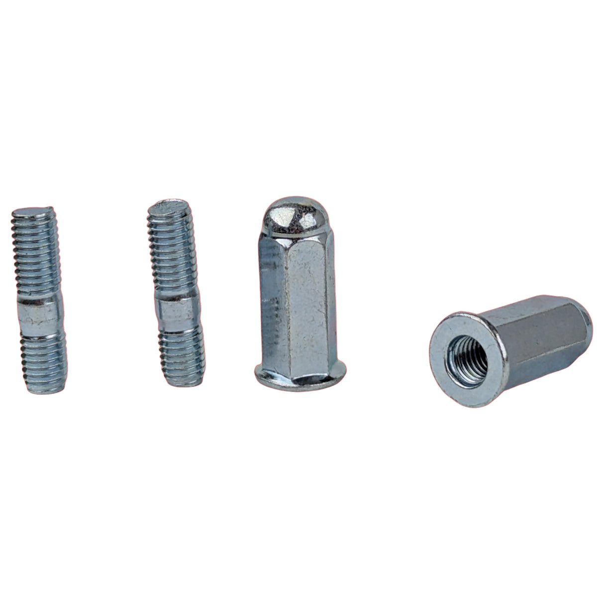 Exhaust Cap Nuts and Studs M8-1.25 for 200cc GY6 EFI Engine - B Block (HEAD-0301)