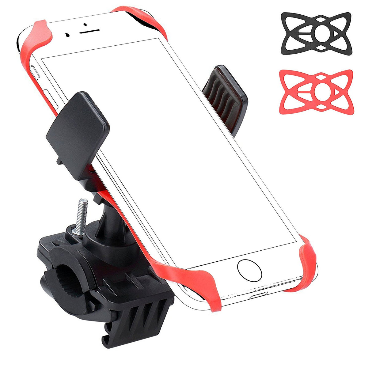 Mobile Phone Bike Mount Holder, MTB Motorcycle Bicycle Grip Phone Mount Bike Phone Holder For Iphone Smartphone