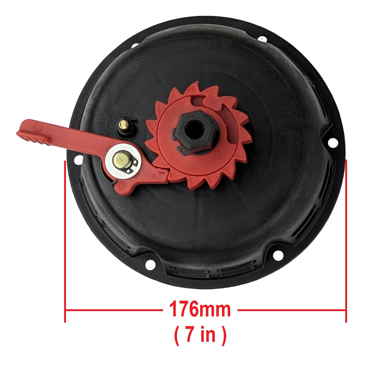 Electric Start Recoil Pull Starter Assembly for Predator 212cc Engine Compatible with Coleman CT200U CT200U-EX BT200X TrailMaster (Black)