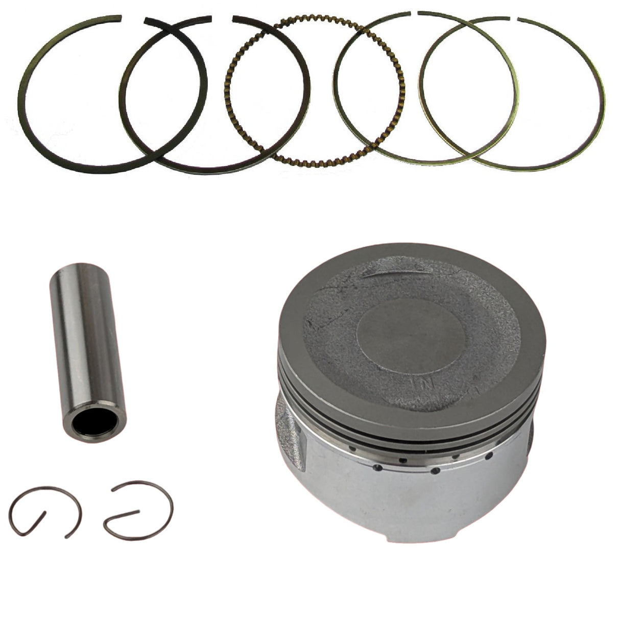 Piston & Ring & Gasket Set for Piston Apollo 200cc GY6B 63mm Cylinder Piston Gasket Rebuild Kit 57mm Stud Spacing