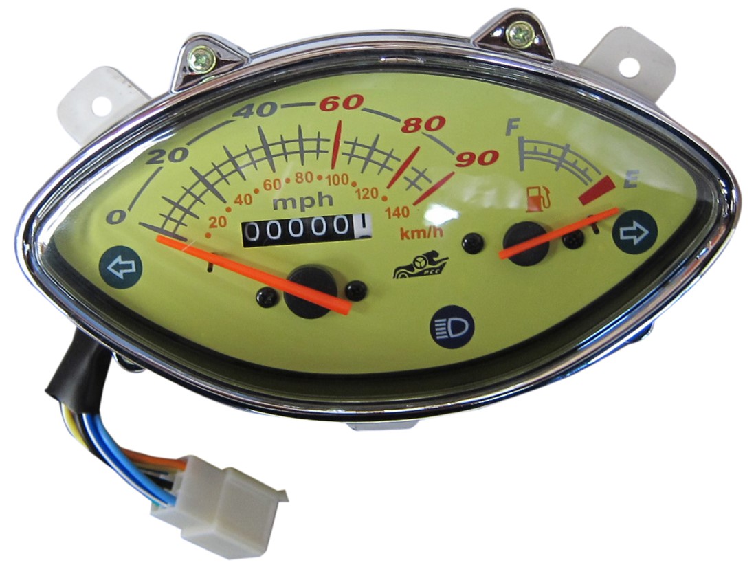 Speedometer Odometer Gauge Assembly 125cc 139QMB GY6 Scooter Moped
