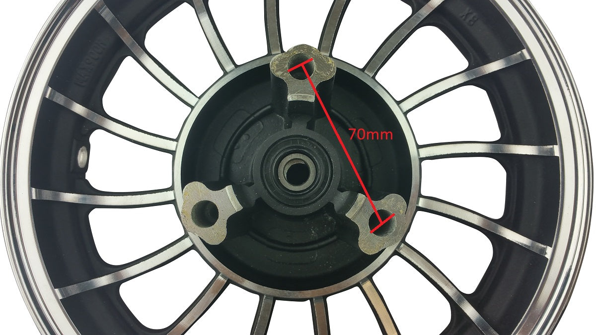 10 Inch Black Front Rim 49 50cc TaoTao Peace New Gy6 Scooters Mopeds MT2.15x10