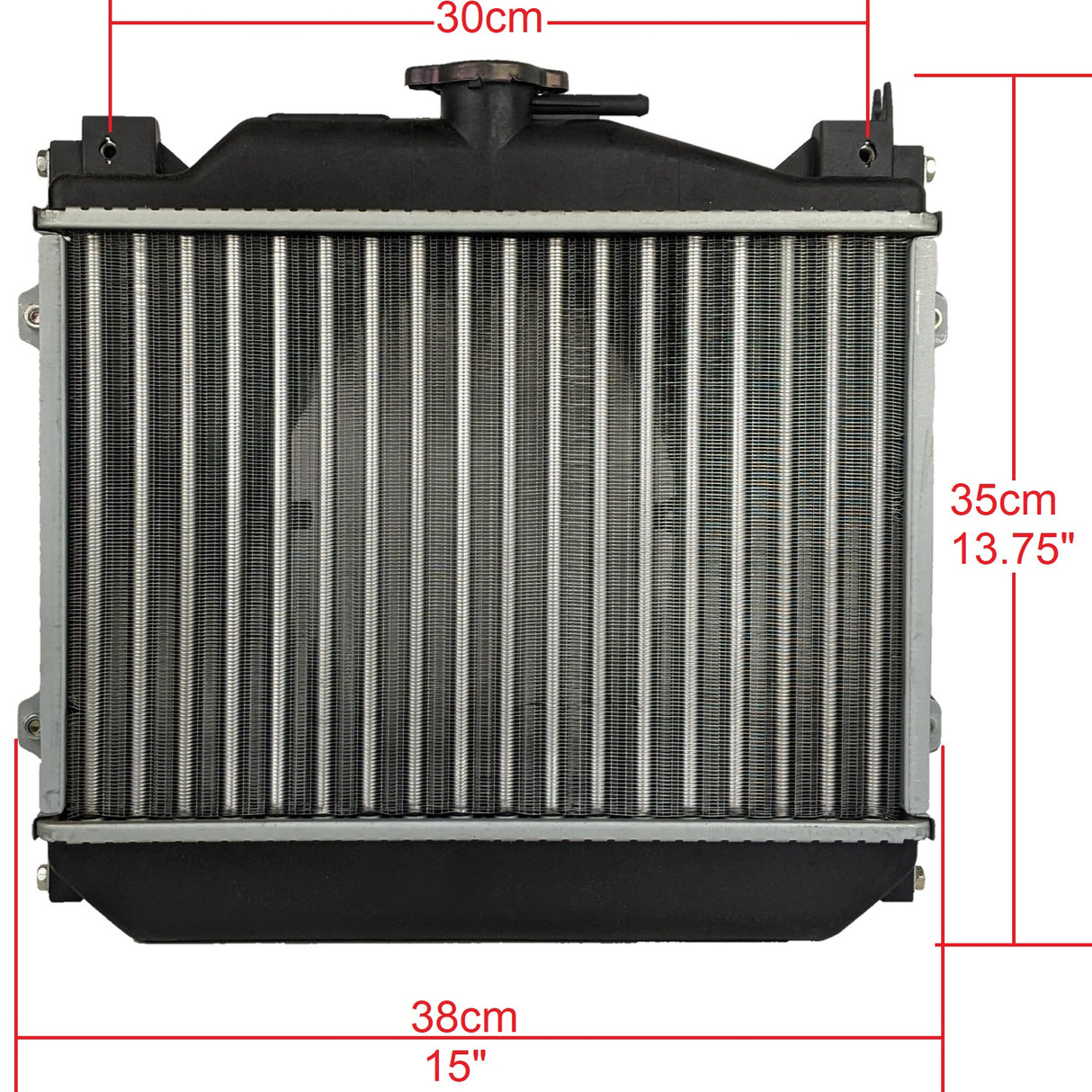 Radiator Cooling Fan Full Aluminum for 175cc 200cc 250cc 300cc Go Kart ATV Quad Buggy Dazon Kandi Kinroad