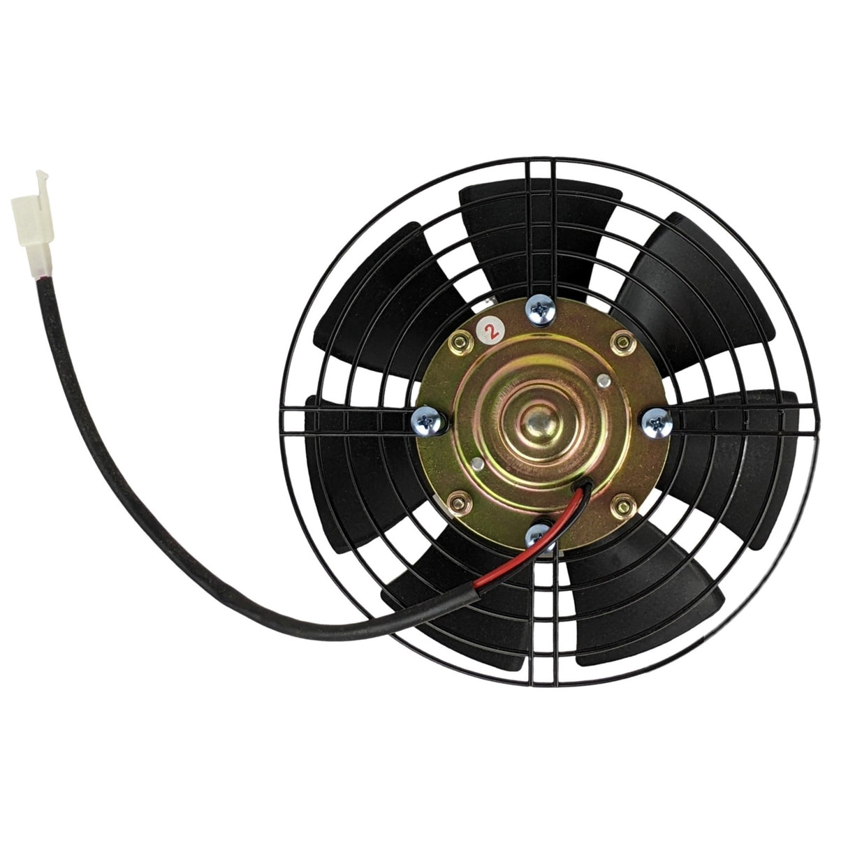 12V Electric Radiator Cooling Fan Assembly 7 Blade fan for 175cc-300cc ATV Quad Buggy Model