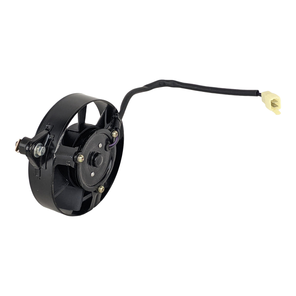 Radiator Cooling Fan with 7 blades & 2-wire male plug Water Cooled Fan for 250cc Jonway YY250T, Roketa MC-54-250cc, Gator 250B, YYZX25025006 Scooters