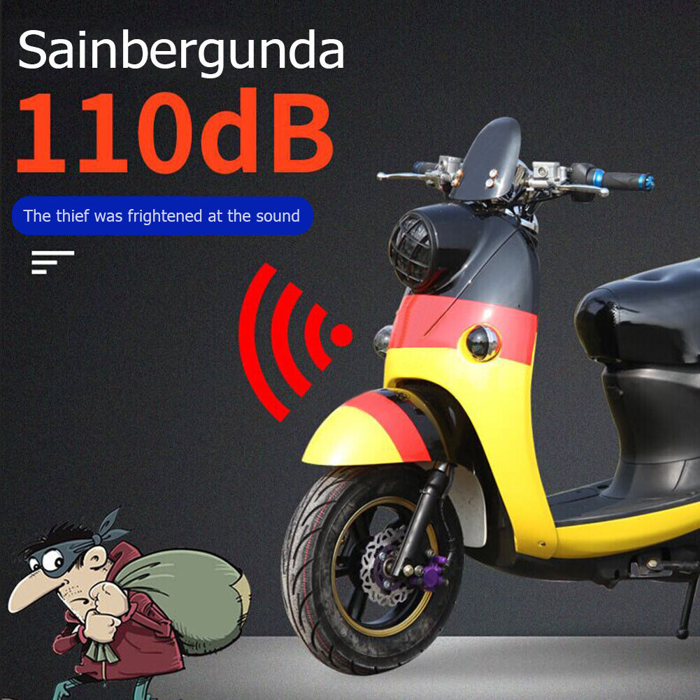 Remote Control Alarm Antitheft Security System Electric Scooter Moped