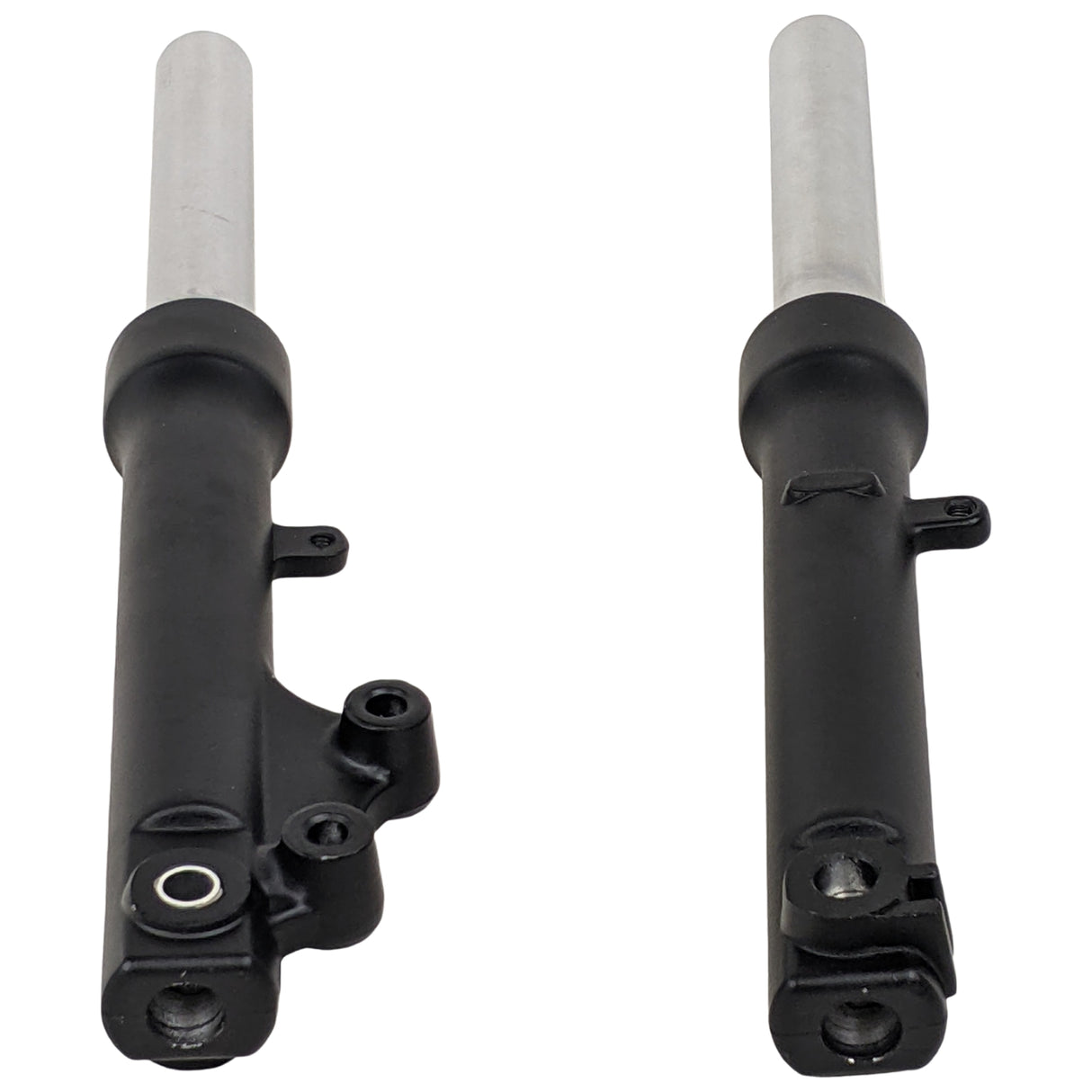 15" Set Front Shock Absorber Assembly - Designed for 50cc Jonway YY50QT-21, Gy6 50cc, Scooter Moped - Left & Right Shocks (Black)