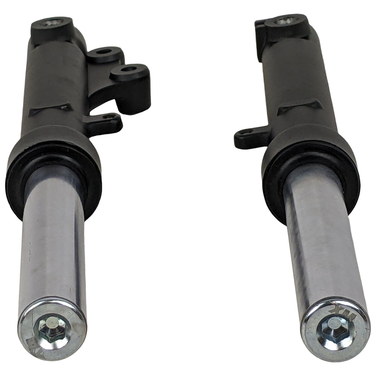 15" Set Front Shock Absorber Assembly - Designed for 50cc Jonway YY50QT-21, Gy6 50cc, Scooter Moped - Left & Right Shocks (Black)
