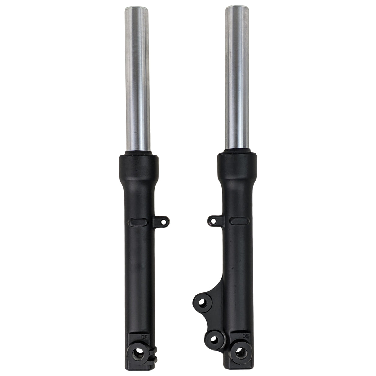 15" Set Front Shock Absorber Assembly - Designed for 50cc Jonway YY50QT-21, Gy6 50cc, Scooter Moped - Left & Right Shocks (Black)