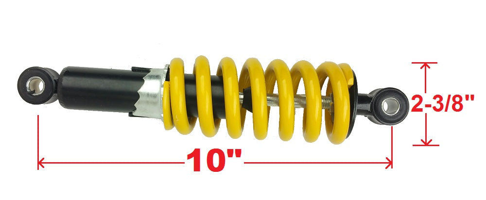 10" adjustable Rear Shock 50 70cc 90cc 110cc 125cc Dirt Bike Taotao Peace SunL