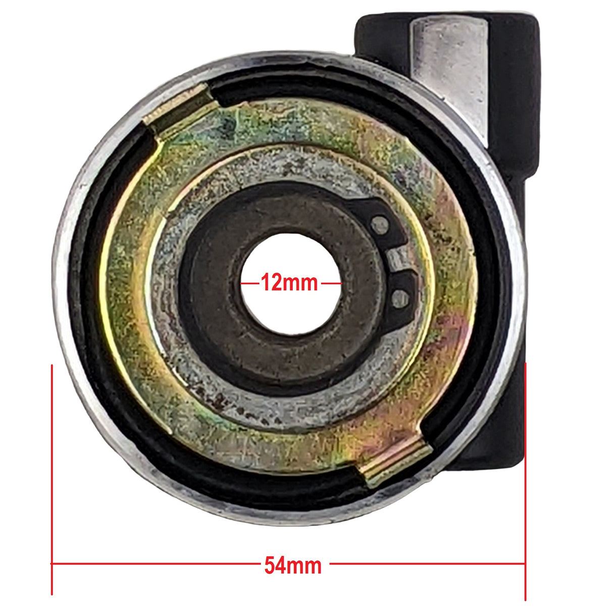 Speedometer Hub Gear 12mm Axle for GY6 4-Stroke Scooter Moped TaoTao Vitacci Jonway Roketa X Pro 50cc 150cc (Black)
