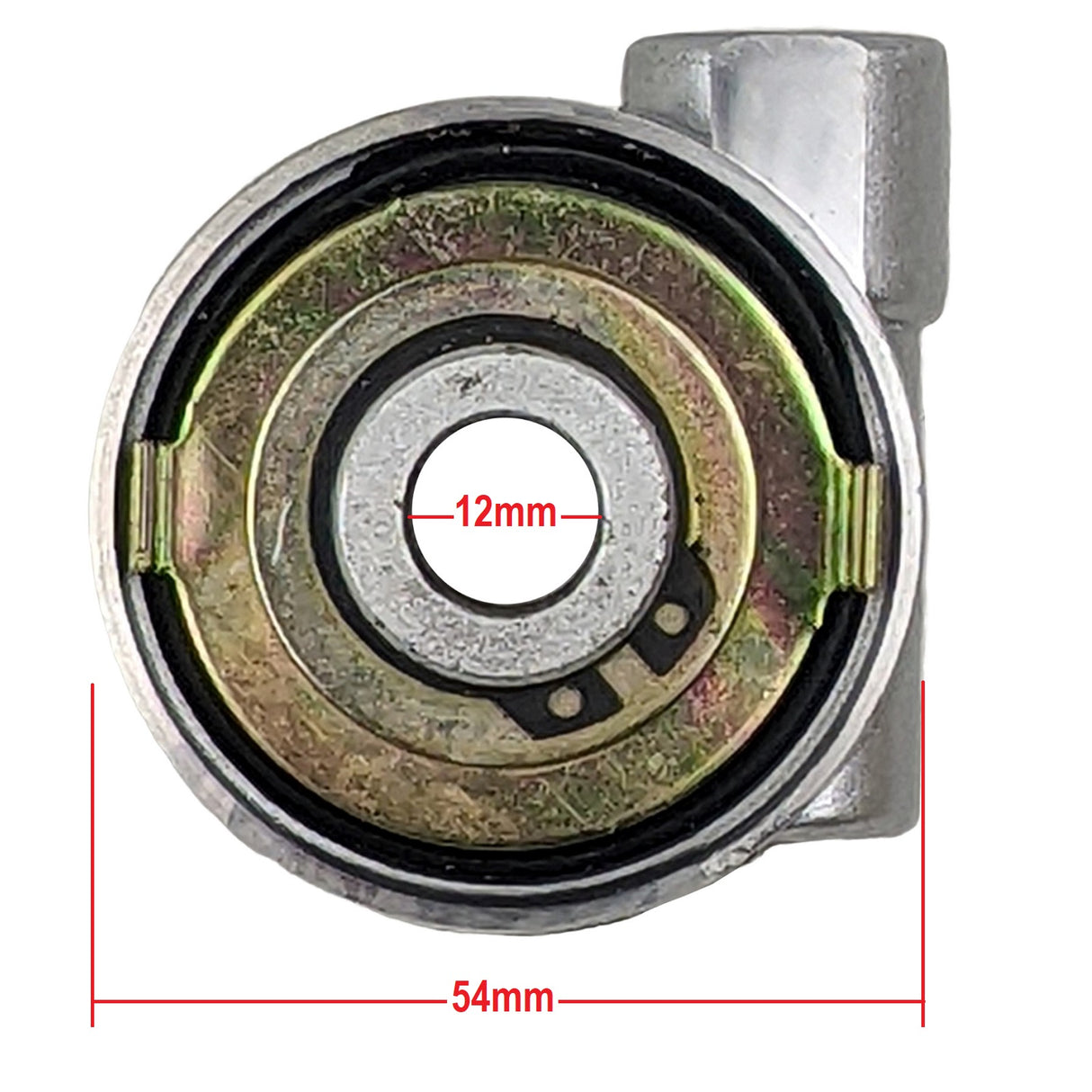 Speedometer Hub Gear 12mm Axle for GY6 4-Stroke Scooter Moped TaoTao Vitacci Jonway Roketa X Pro 50cc 150cc (Silver)