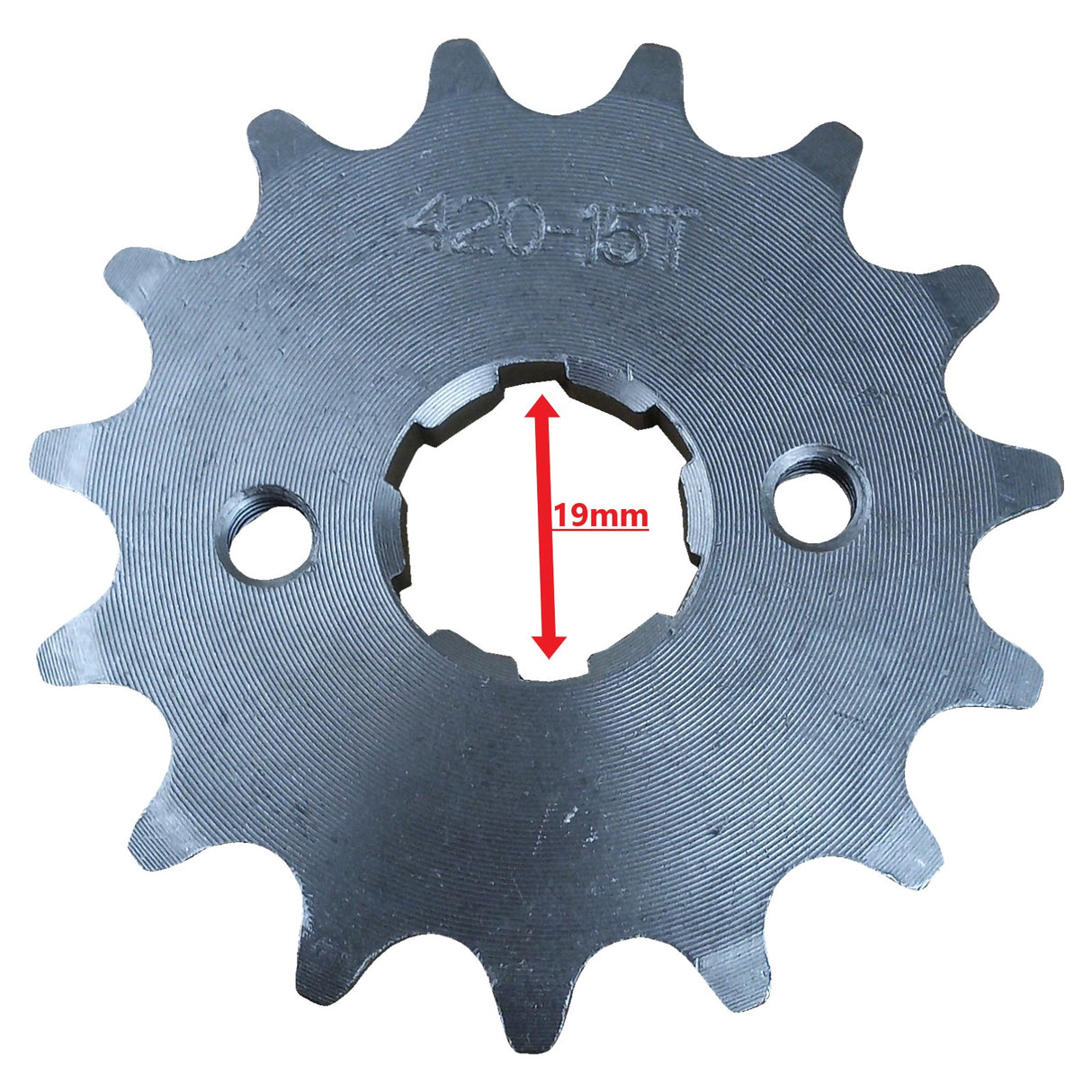 420-15T Front Engine Sprocket 20mm for 50cc-125cc Dirt Pit Mini Bike ATV Go Kart 4-Wheeler Moped
