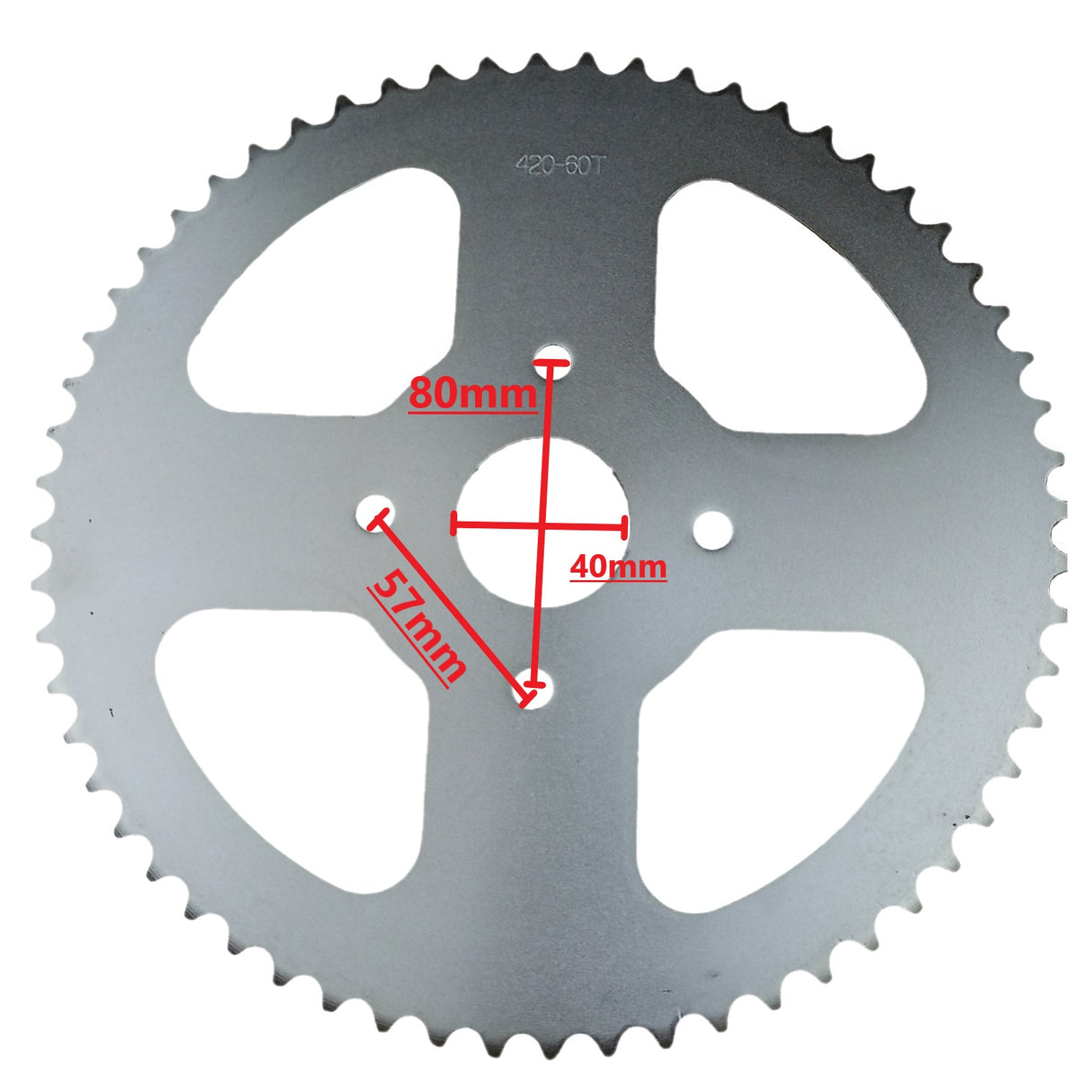 Rear Sprocket 420 60T Drive Chain for Coleman CT200U Axis M200 Predator 212 Baja Mini Bike