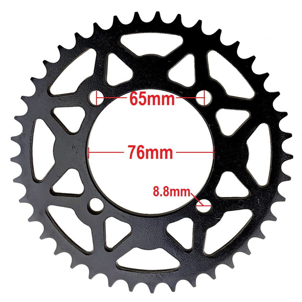 Rear Sprocket 428 37T Drive Chain - Version Apollo X-18