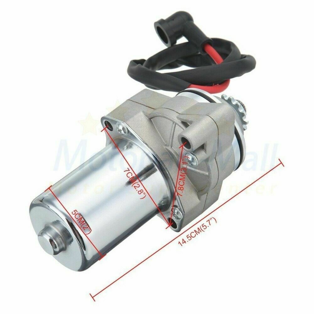 ATV Starter, 3-Bolt, Upper