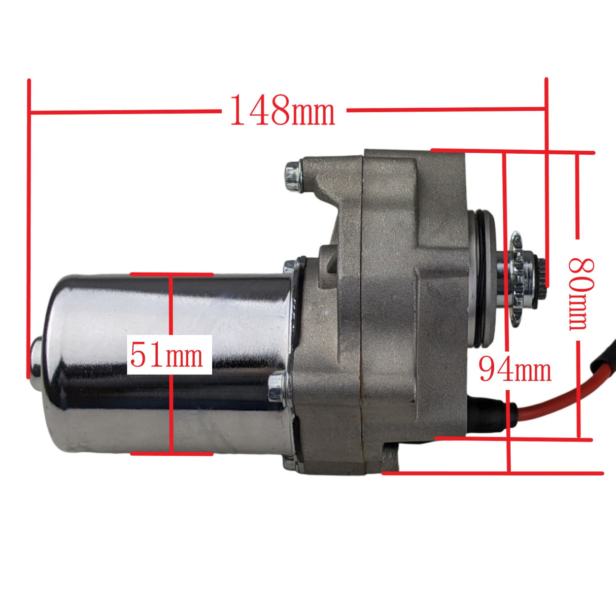 2-Bolt Starter Motor, Lower Mount