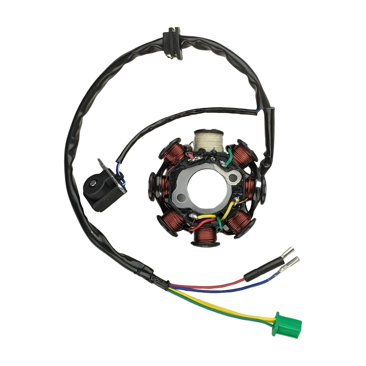Stator Magneto - 8-Coil 5-Wire - GY6 50cc Scooter - Version GY6-125-8