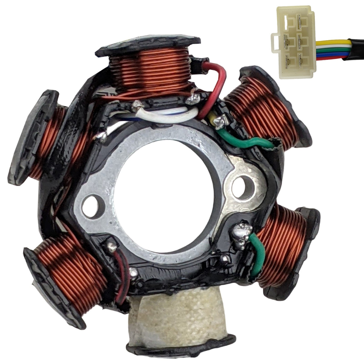 Stator Magneto - 6 Coil 5-Wire - 110cc-125cc - Version C110-6