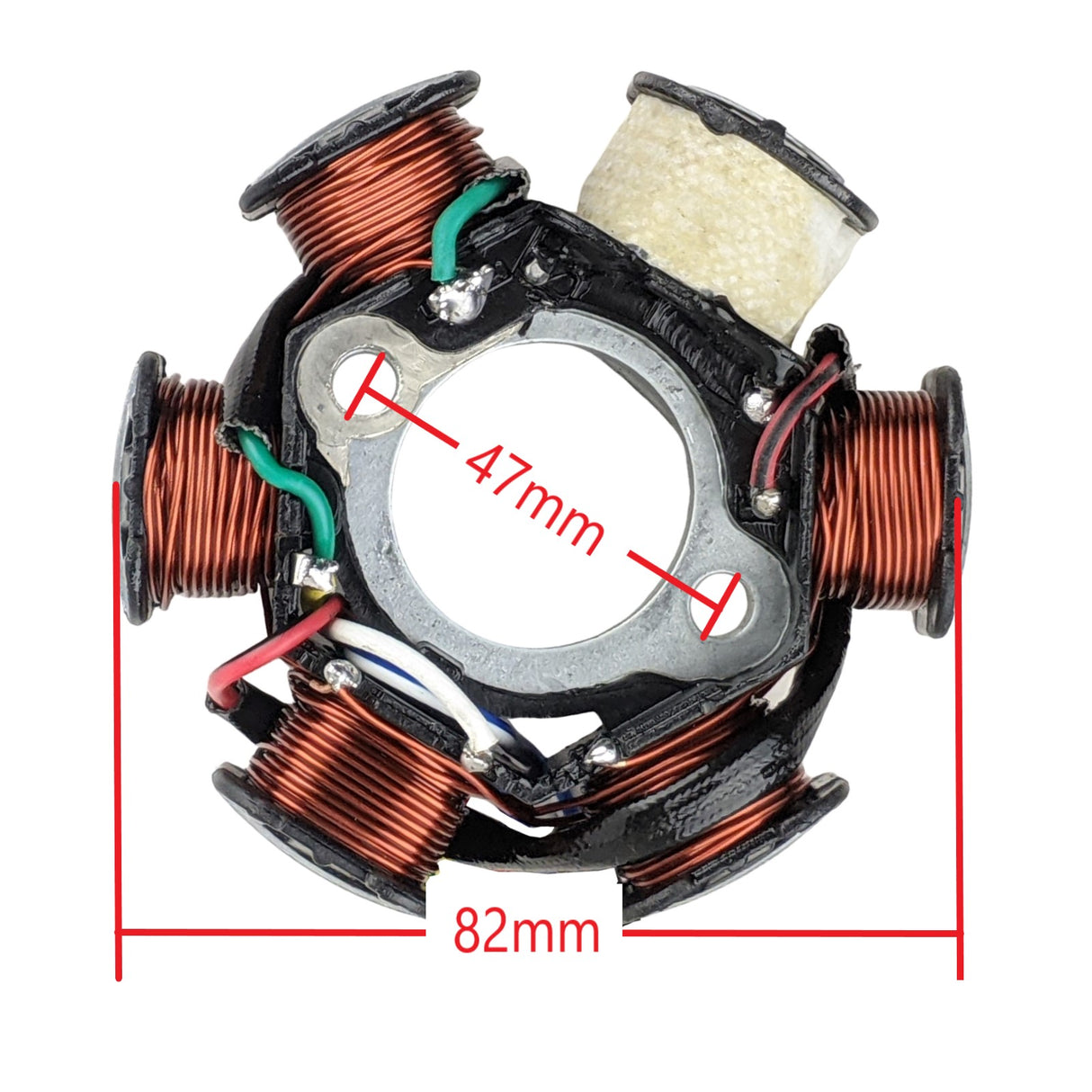 Stator Magneto - 6 Coil 5-Wire - 110cc-125cc - Version C110-6