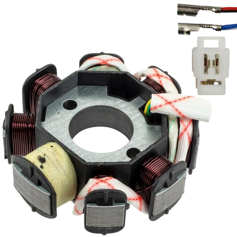 Stator Magneto - 8 Coil -5-Wire - GY6 150cc