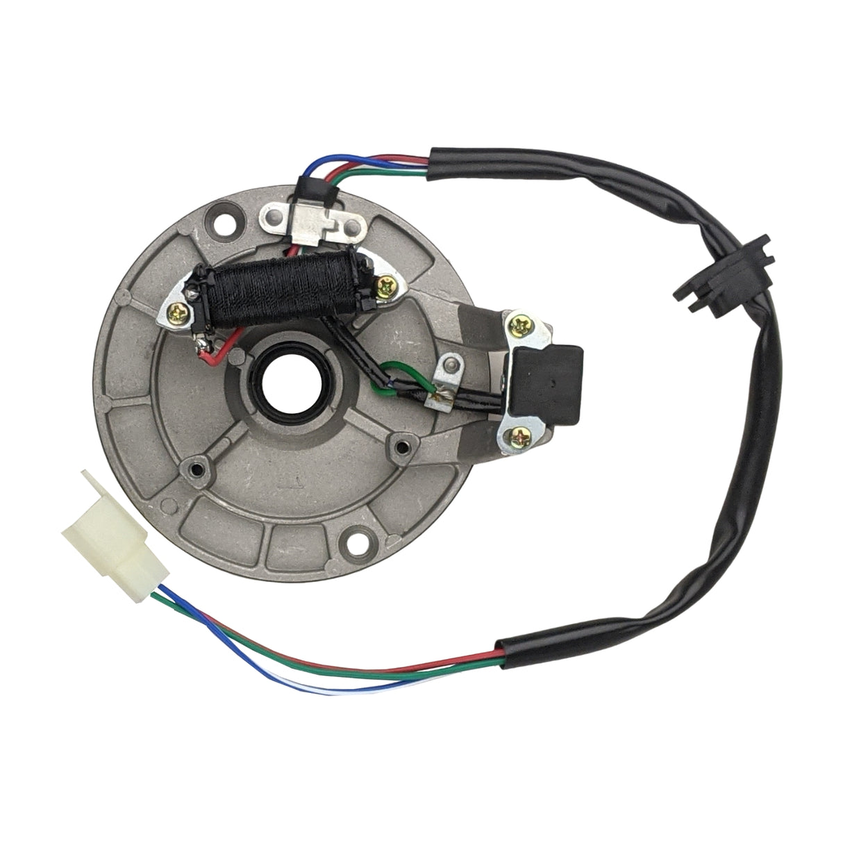 Stator Magneto - 1 Coil 3-Wire - 50cc-125cc - Version JH70 Apollo Dirt Bike Plug