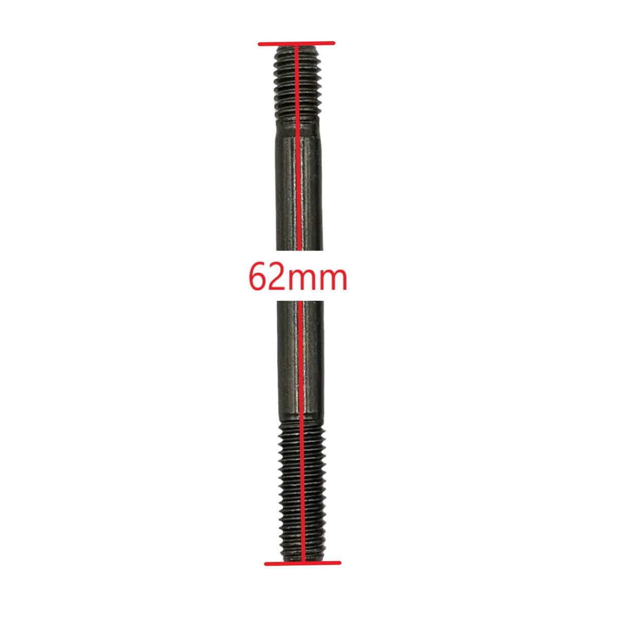 Cylinder Head Studs & Exhaust Nuts M6-1.0x63 M8-1.25x32 for GY6-B 4-Stroke 200cc 1P63QML EFI Engines