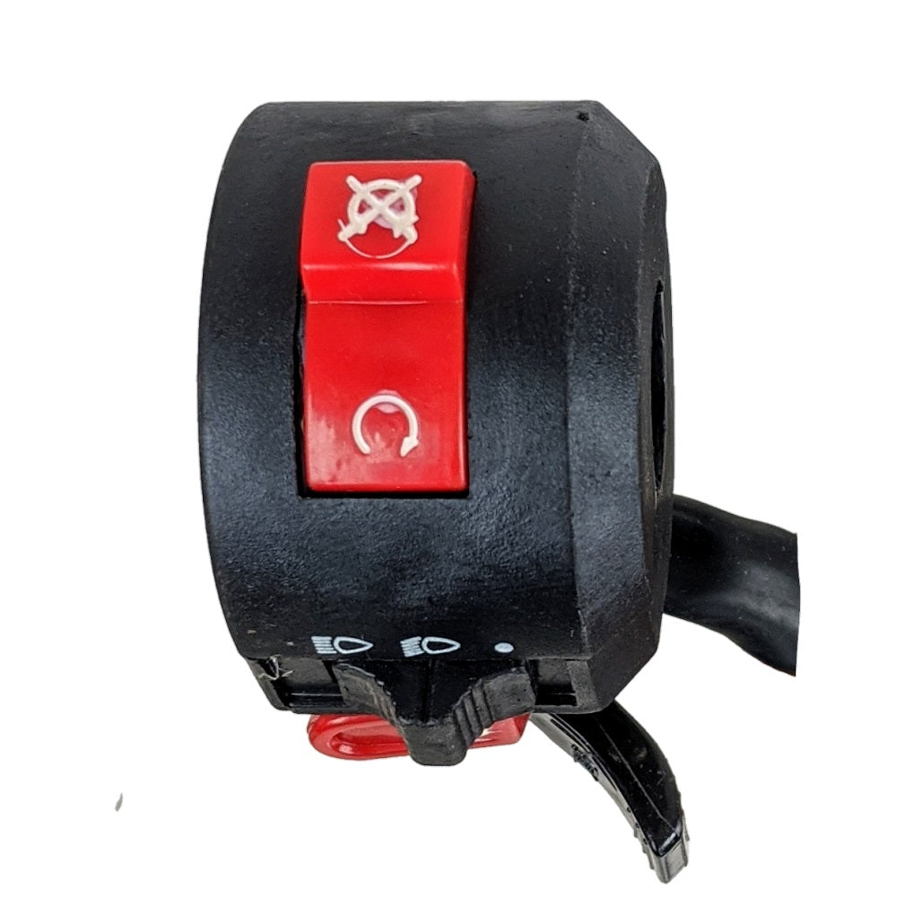 7 Wire Left Handlebar Switch with Choke & Headlight Control Compatible with 50cc 70cc 90cc 110cc 125cc Chinese