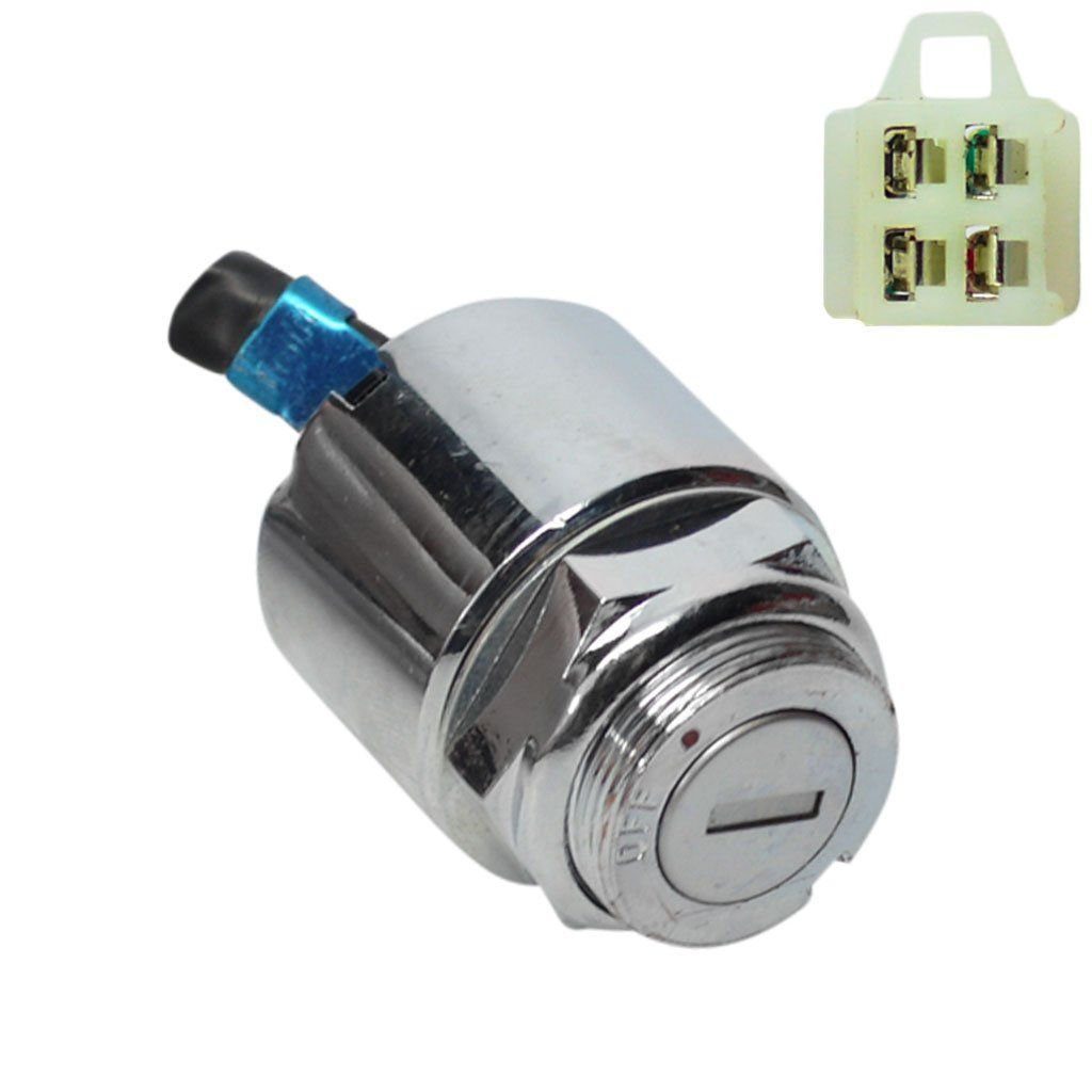 Ignition Key Switch - 4 Wire - 50cc-250cc
