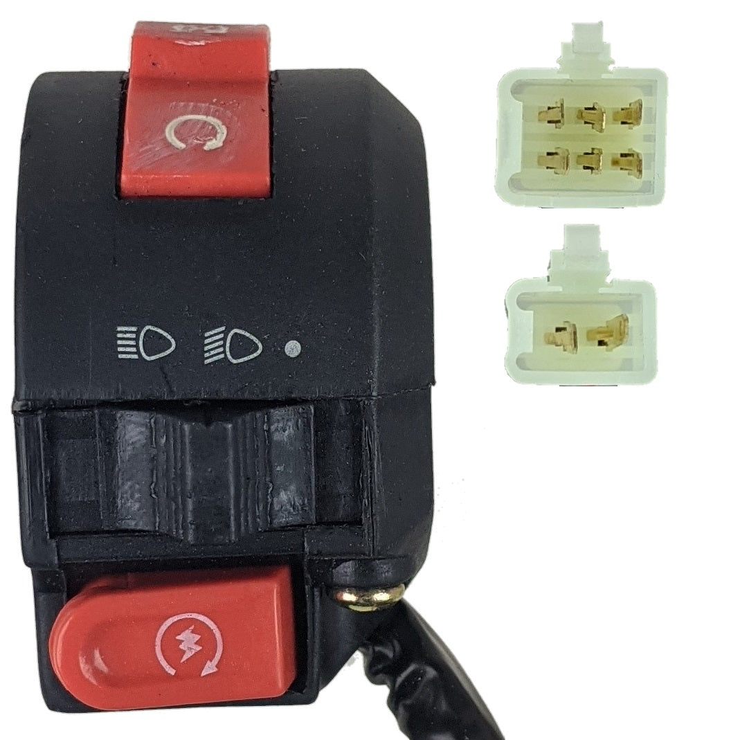 Handlebar Switch - 8 Wire - Left - ATV