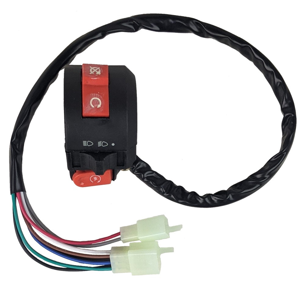 Handlebar Switch - 8 Wire - Left - ATV