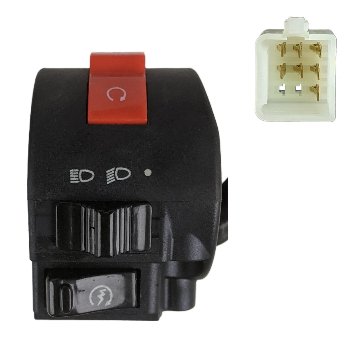 Handlebar Switch - 7 Wire - Left
