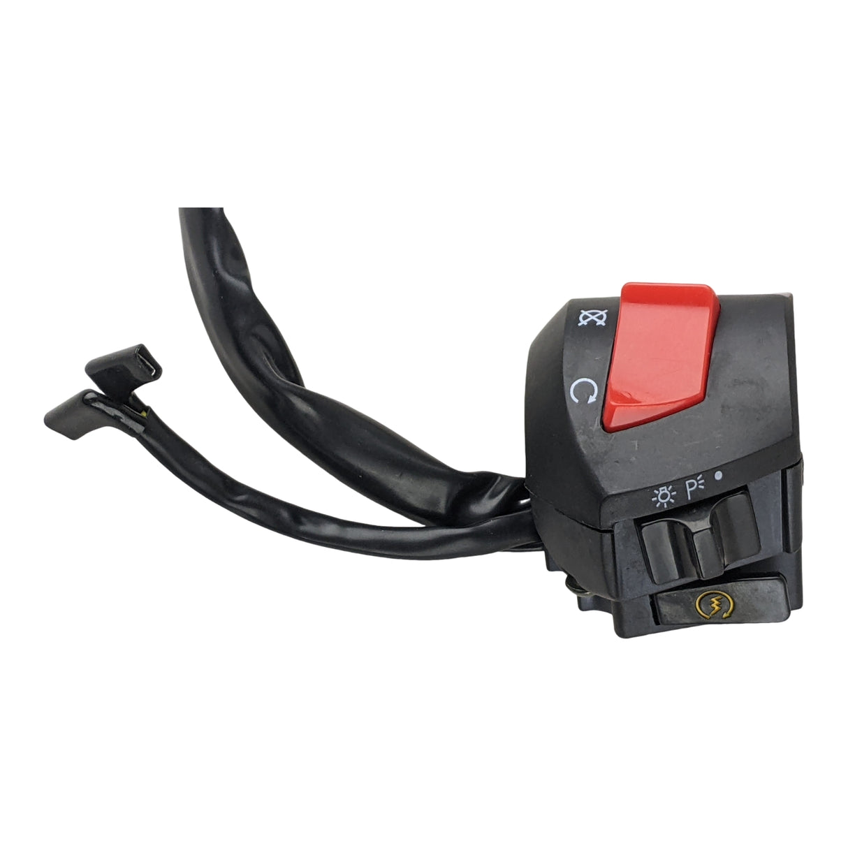 Right Side Scooter Handlebar Switch Start Stop - 7-Wire Harness Pin Plug - Version MC-54-250B