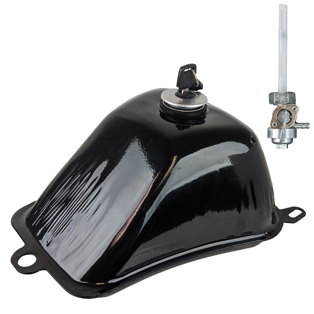 Gas Tank Metal w/ Cap & Petcock for Orion Dirt Bike