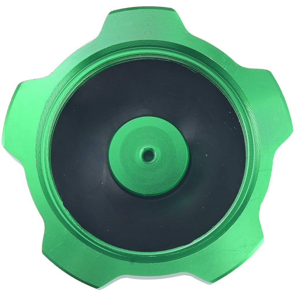 RedCap Green Aluminum Alloy Motorcycle Gas Fuel Petrol Tank Cap with Breather Valve For 50cc, 70cc, 90cc, 110cc, 125cc, 140cc, 150cc, Chinese Pit Dirt Bikes CRF50, CRF70 - Sleek & Stylish Design