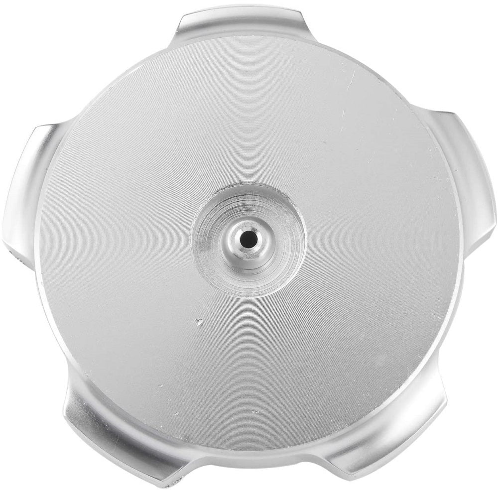 RedCap Silver CNC Aluminum Alloy Motorcycle Gas Fuel Petrol Tank Cap with Breather Valve for CRF50, CRF70 Pit Dirt Bikes Fit in 50cc, 70cc, 90cc, 110cc, 125cc, 140cc, 150cc, Chinese Pit Dirt Bikes
