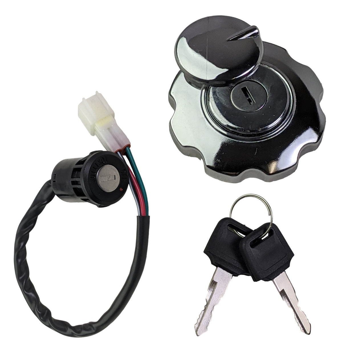 Gas Cap and Key Ignition Switch for Gas Tank for Apollo DB-36 250cc Dirt Bike