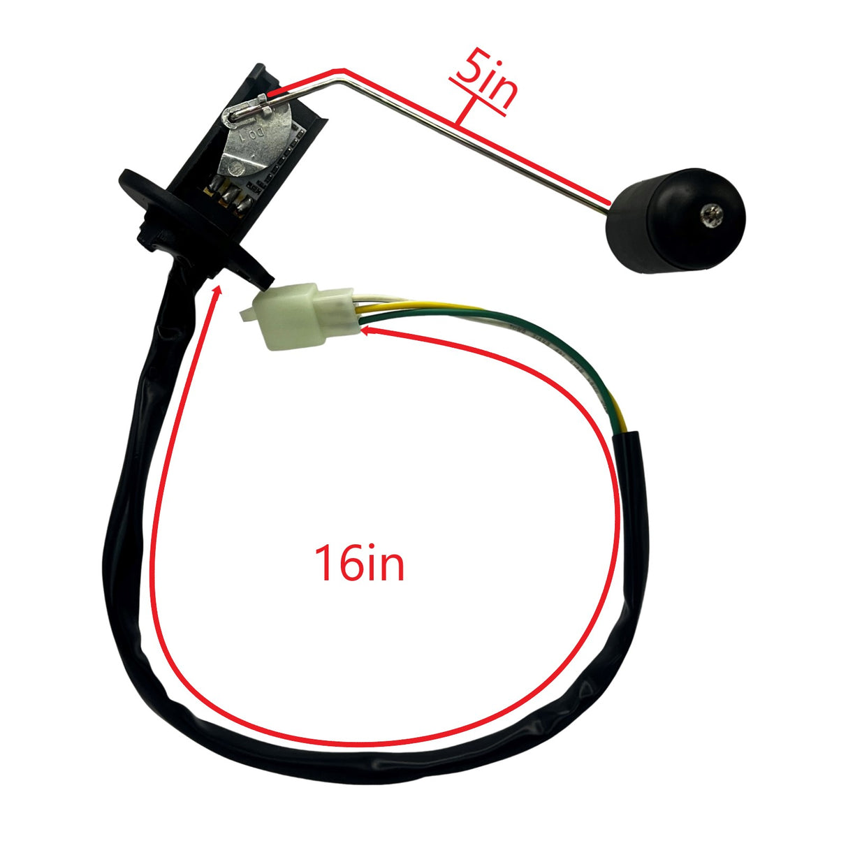 Float Assy, Tank (Including Seal and Round Clip), Jonway Force-C