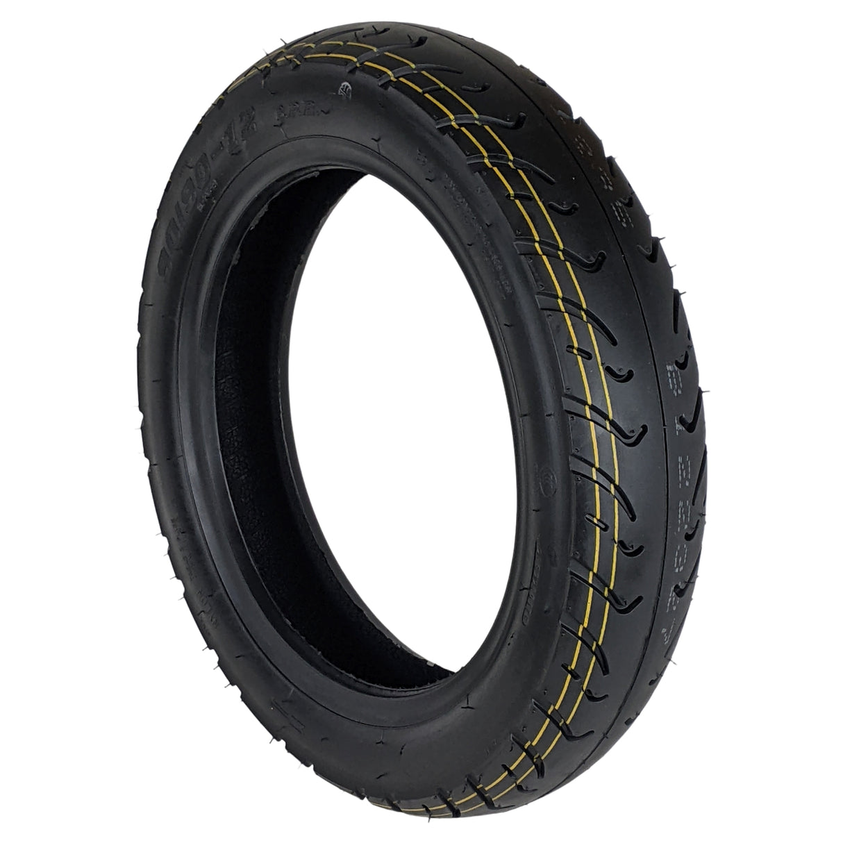 90/90-12 Tubeless Front or Rear Street Tread Scooter Tire for TVS Jupiter Hero Electric Optima HX/Photon HX Honda Activa 125